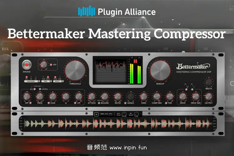 母带压缩器-Bettermaker Mastering Compressor-Mac 1.0.0 插件联盟Plugin Alliance