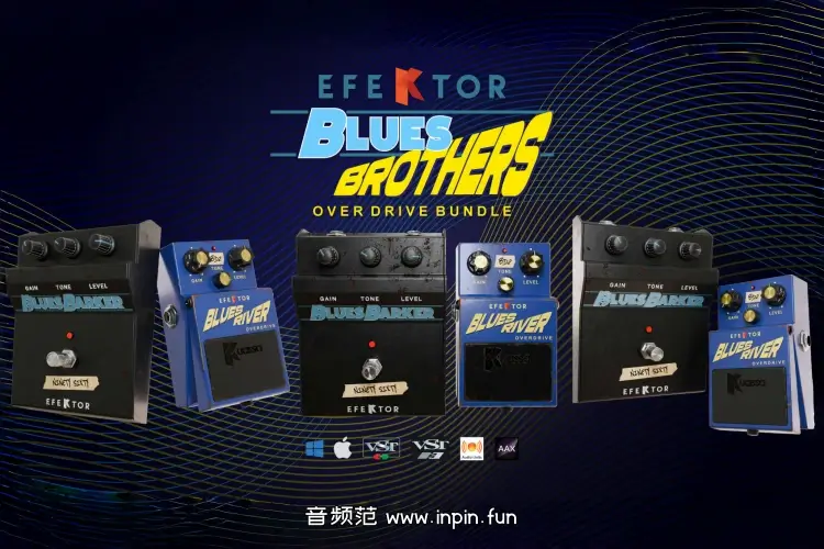 吉他效果器合集-Kuassa Efektor Blues Bundle-Win 1.0.0