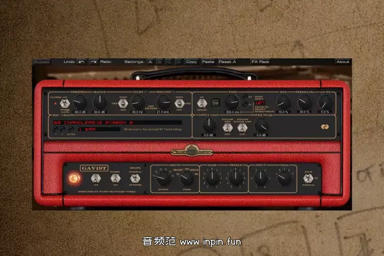 吉他放大器-Chandler Limited GAV19T-Mac 1.11.1 插件联盟 Plugin Alliance
