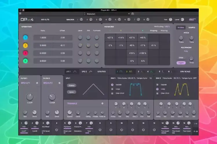 古模拟合成器-AIR Music Technology OPx-4-Win 1.2.1.14