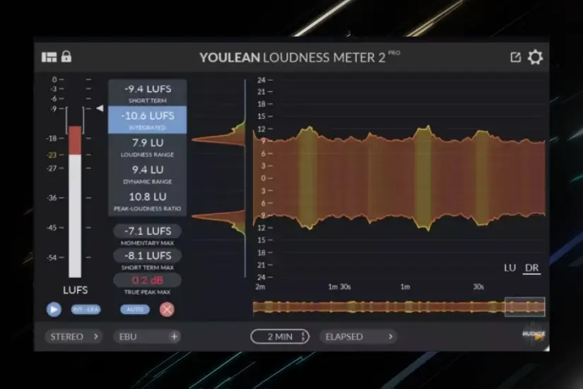 响度测量工具-Youlean Loudness Meter Ultra-Win 2.5.12