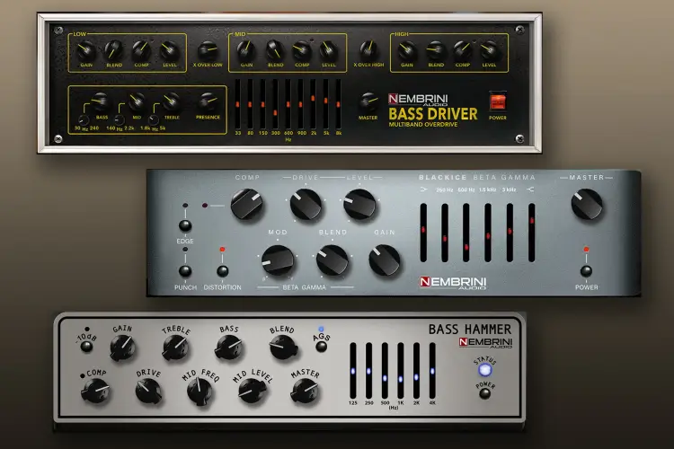 贝斯效果器-Nembrini Audio Bass Amplifier Bundle-Mac 2025.8