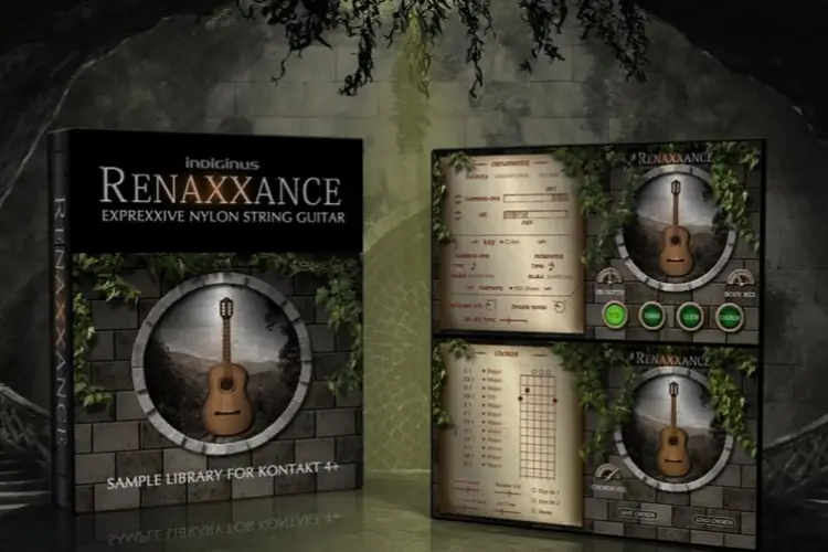 尼龙吉他-Indiginus Renaxxance Exprexxive Nylon String Guitar KONTAKT 1.3.2