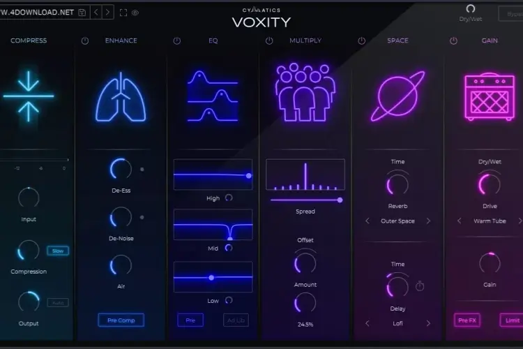 人声效果器-Cymatics VOXITY Vocal Mixing Plugin-Mac