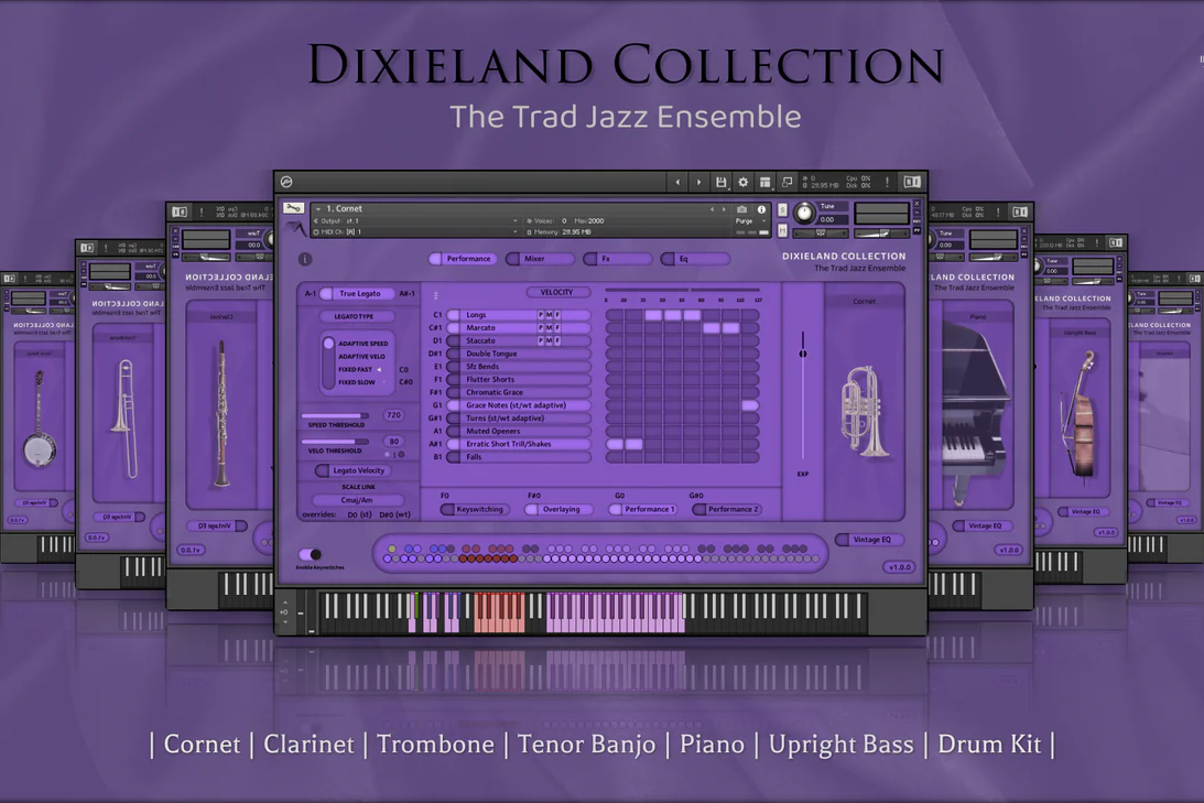 爵士综合音源-Insanity Samples Dixieland Collection KONTAKT
