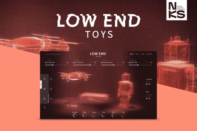 低频玩具音源-10 Phantom Rooms Low End Toys KONTAKT