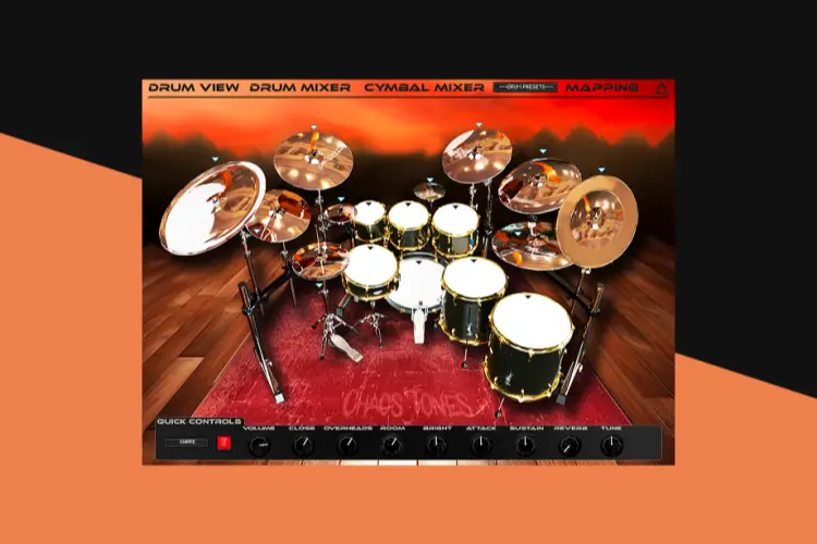 ‌离奇架子鼓-Chaos Tones Deviant Drums KONTAKT 1.0.2