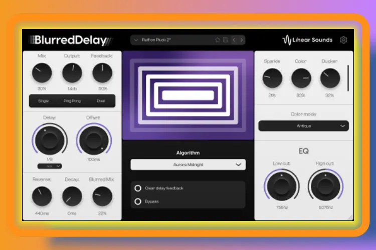 延迟-Linear Sounds BlurredDelay-Win 1.1.3