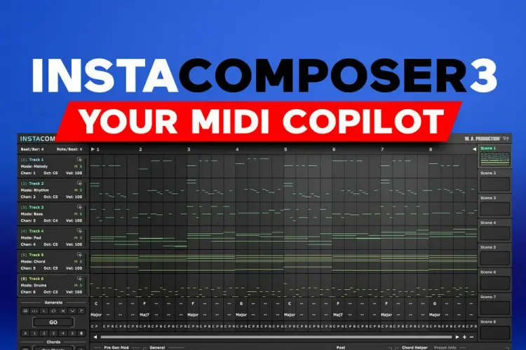MIDI生成器-W.A. Production Instacomposer 3-Win 3.0.1
