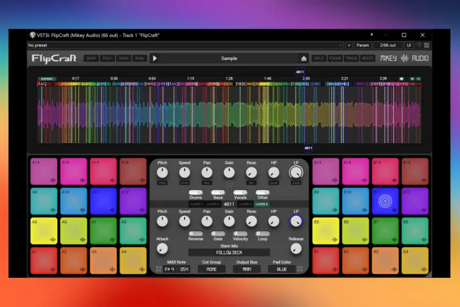 采样切片-Mikey Audio FlipCraft-Win 1.3.1