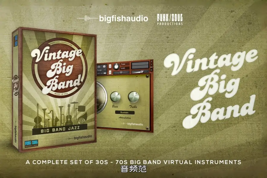 复古大编制爵士音源-Big Fish Audio Vintage Big Band KONTAKT