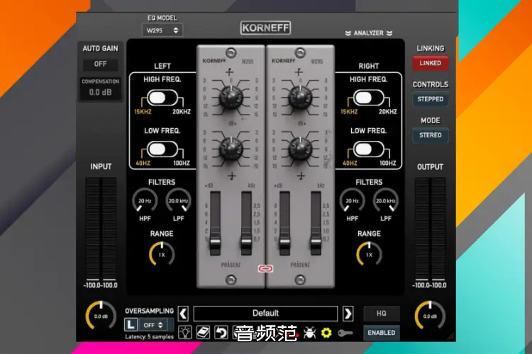 复古均衡器-Korneff Audio SITRAL Klangfilter W295-Win