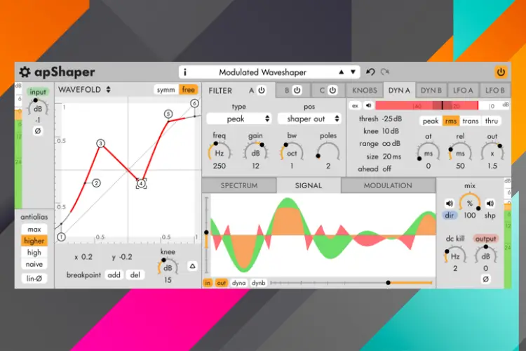 失真滤波-Apulsoft apShaper-Win 1.2.5