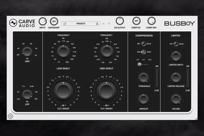 母带总线效果器-Carve Audio Busboy-Mac 1.0.11
