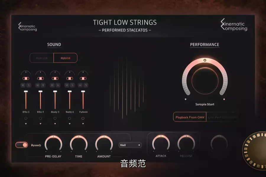 强劲低音弦乐-Cinematic Composing Tight Low Strings KONTAKT 1.1
