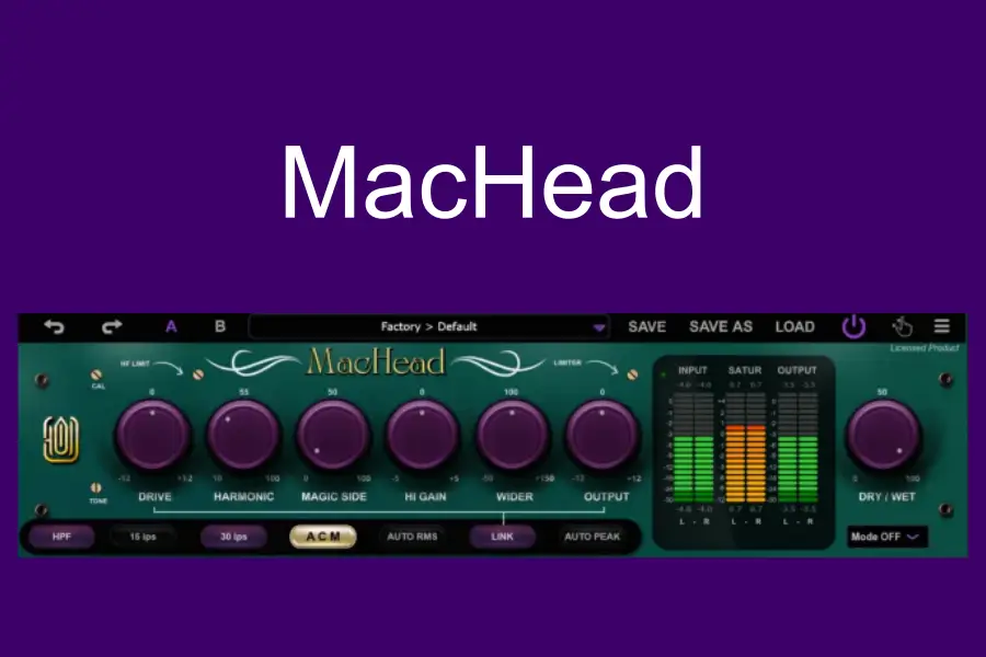 母带总线效果器-GARUC Audio MacHead-Mac 1.0.0