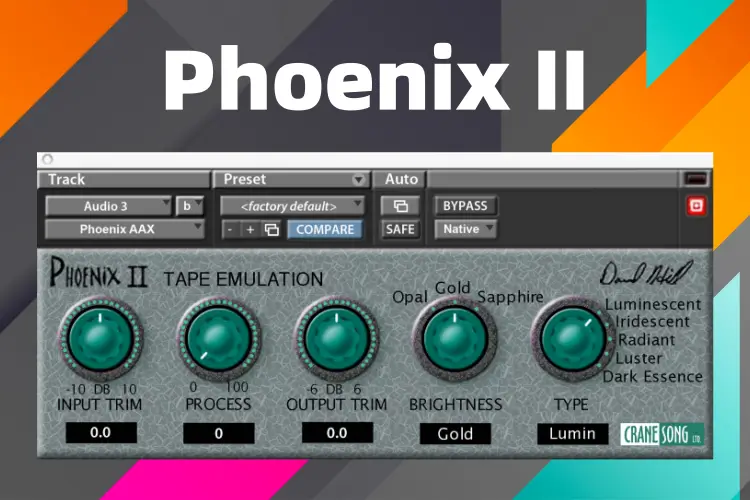 磁带饱和染色-Cranesong Phoenix II-Mac 2.0.0
