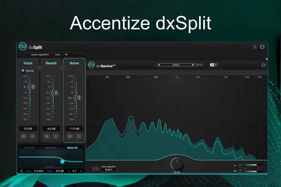 AI智能人声混响噪音分离-Accentize dxSplit-Win 1.0.0