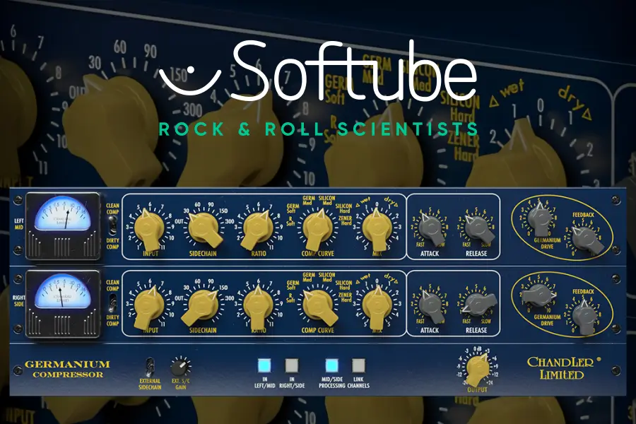 钱德勒传奇锗管FET压缩器-Softube Chandler Limited Germanium Compressor-Win 2.5.9