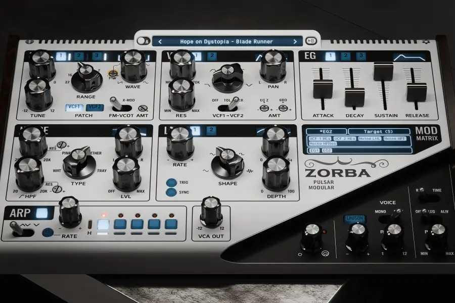 半模块化复古模拟合成器-Pulsar Modular ZORBA-Mac 1.0.0