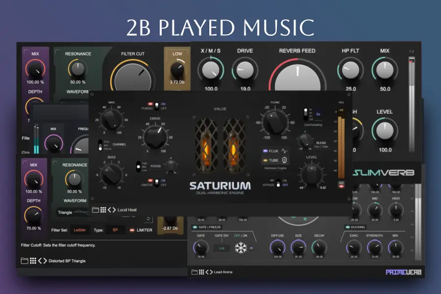 效果器合集-2B Played Music Plugin Bundle-Win 2026.5