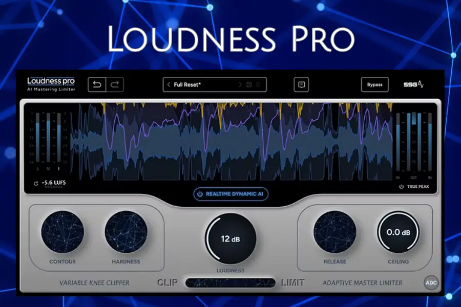 AI智能母带响度最大化限幅器-SSG Audio Loudness Pro-Win 1.0.75