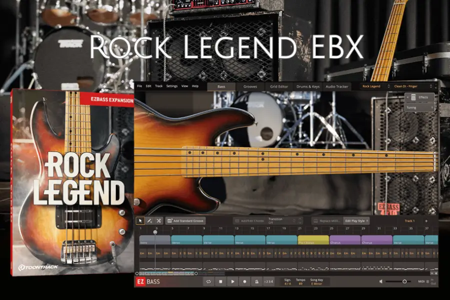 摇滚贝斯-Toontrack Rock Legend EBX