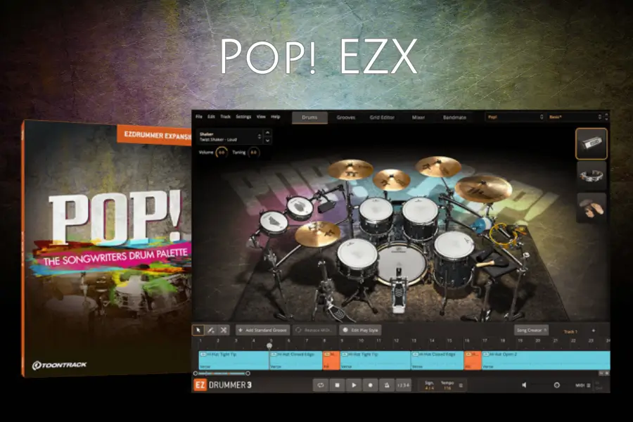 流行鼓-Toontrack Pop! EZX