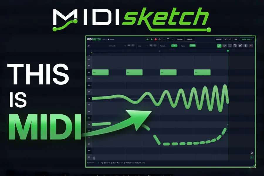 MIDI表情编辑器-MIDISketch-Win 0.9.9.2 独家直装版