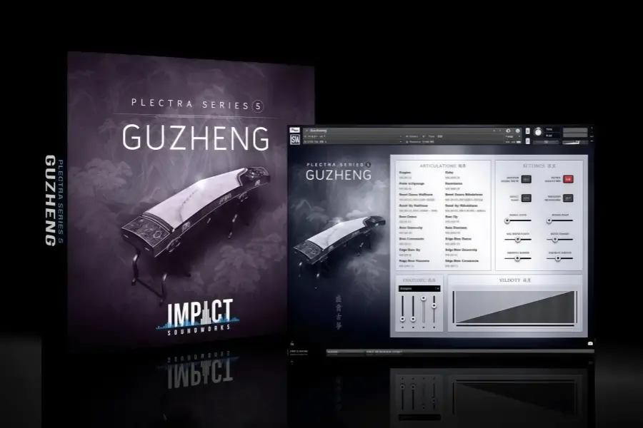 盛贵古筝-Impact Soundworks Plectra Series 5 Guzheng KONTAKT