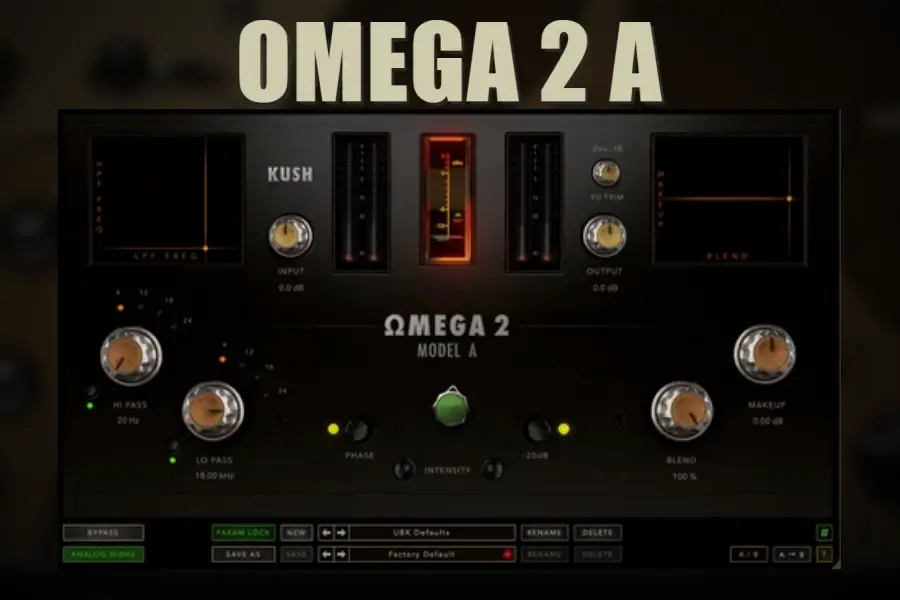 API模拟饱和染色插件-Kush Audio Omega 2 A-Win 1.0.0