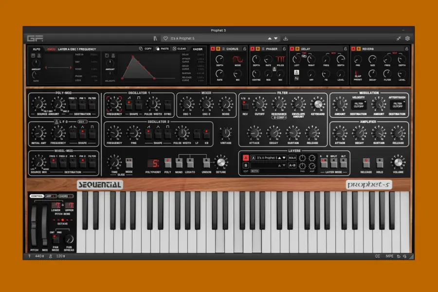 复古合成器-GForce Sequential Prophet 5-Mac 1.0.1