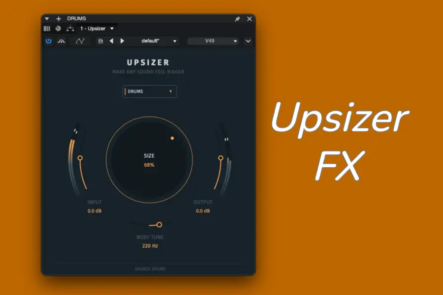 声音尺寸增强插件-Eva Instruments Upsizer FX-Win 1.0.0