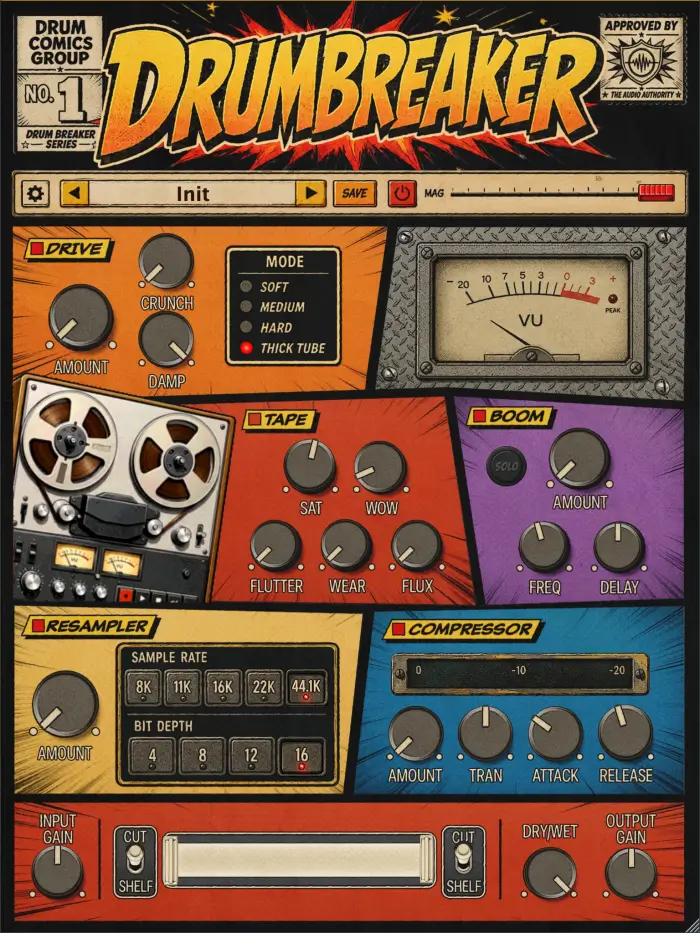 复古鼓效果器-TheSampleLab DrumBreaker-Win 1.1.2
