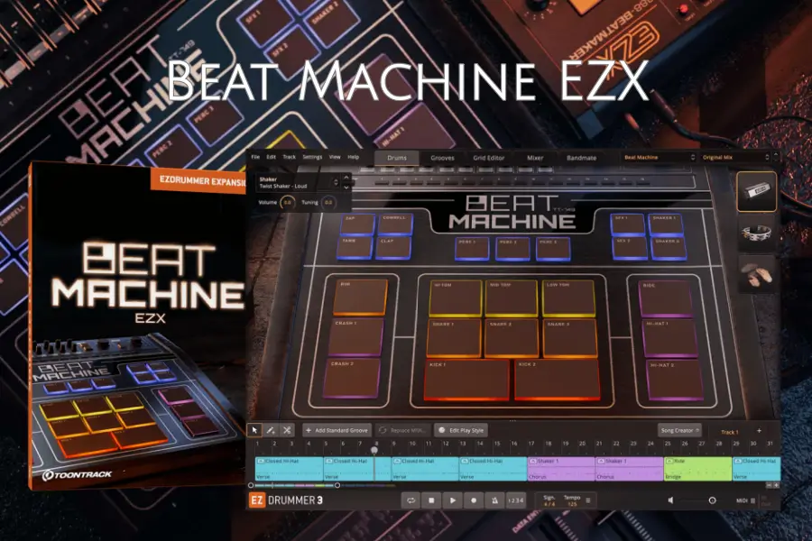 复古电子鼓-Toontrack Beat Machine EZX