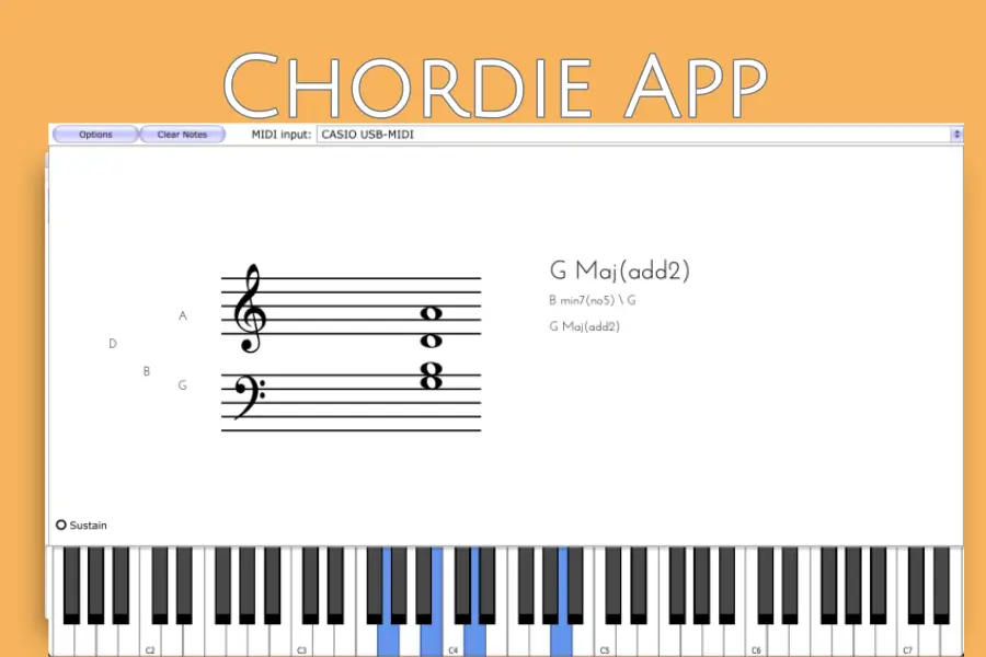 和弦显示识别辅助工具-Chordie App-Win 1.0.1