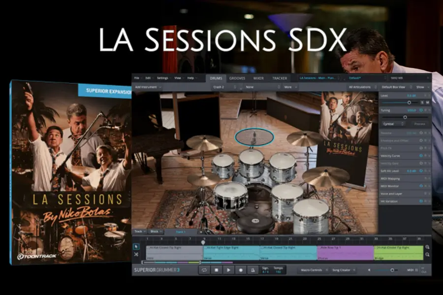 洛杉矶录音棚流行摇滚鼓-Toontrack LA Sessions SDX