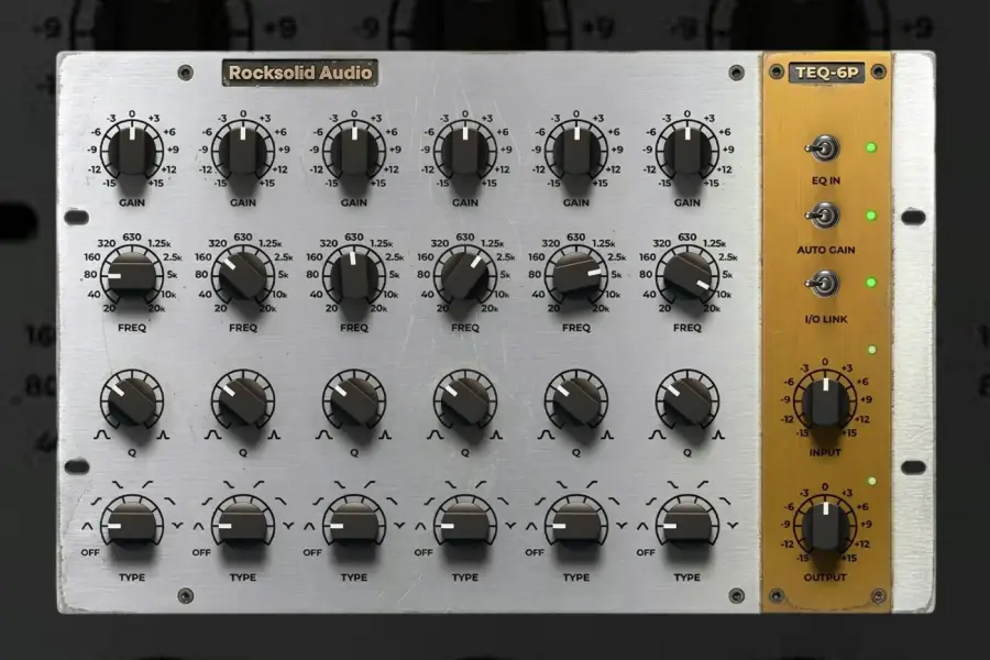 六段电子管参数均衡器-Rocksolid Audio TEQ-6P-Mac 1.78
